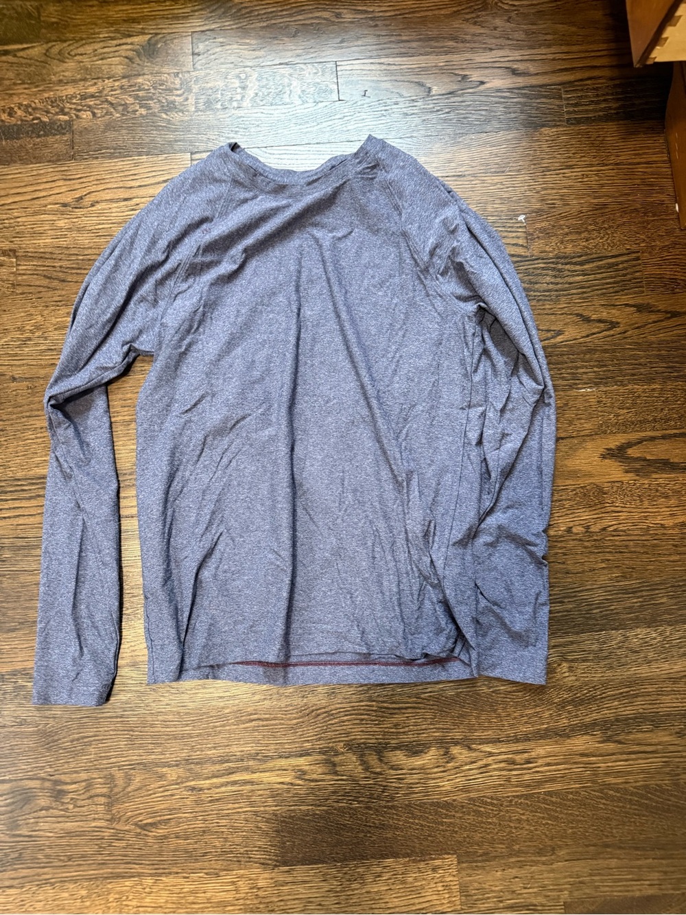 RHONE Men's Long-Sleeve Crewneck Shirt - Heather Navy